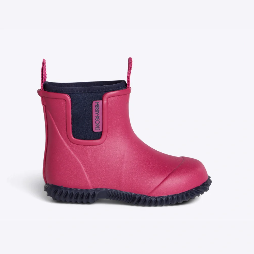 Bobbi Kids Gumboot Magenta & Navy