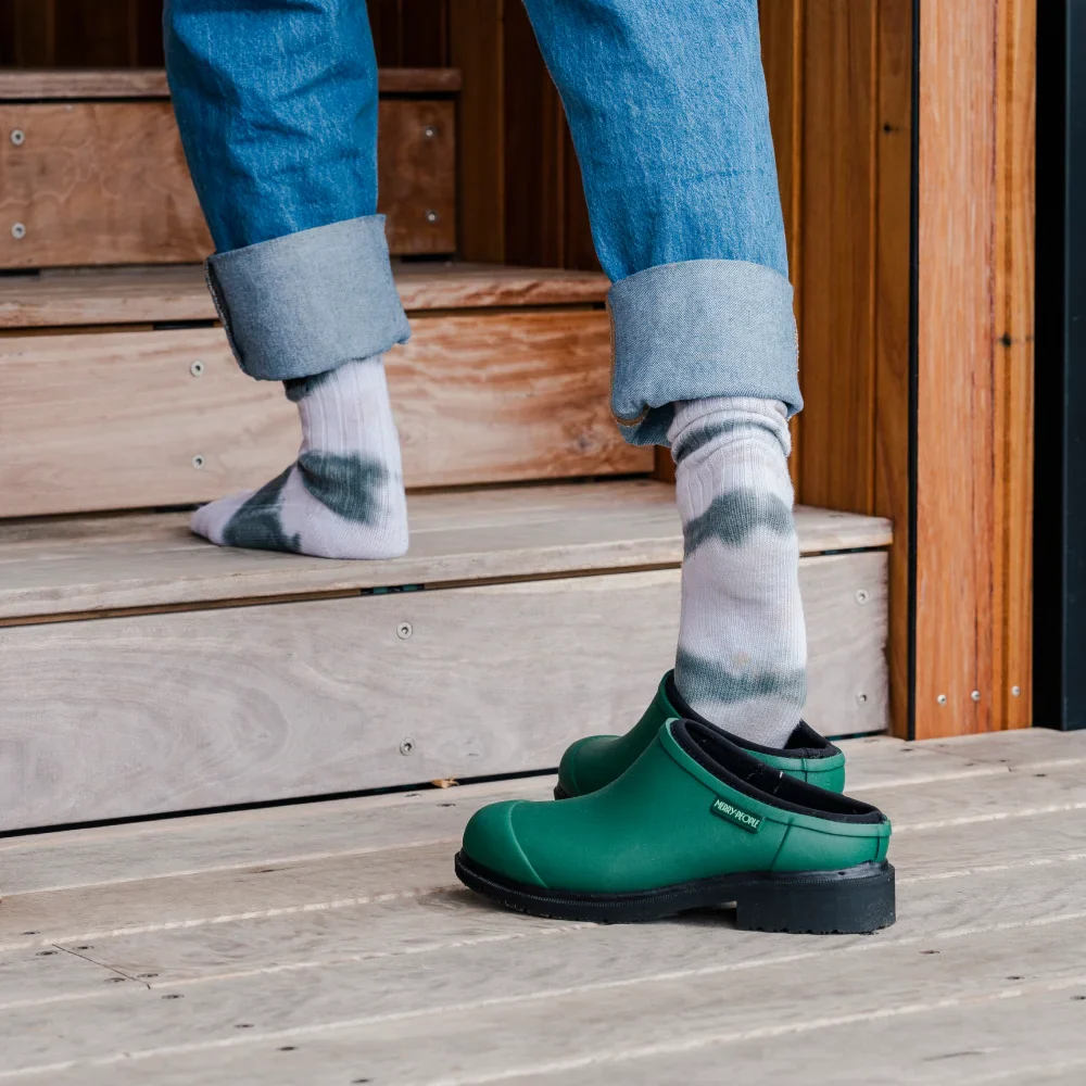 Billie Clog Alpine Green & Black