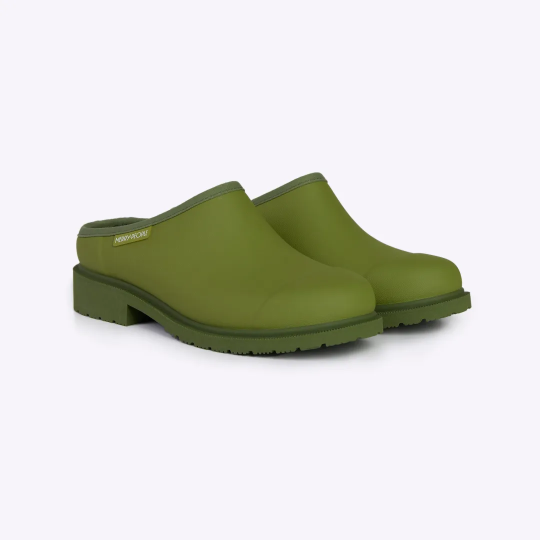 Billie Clog Bright Olive