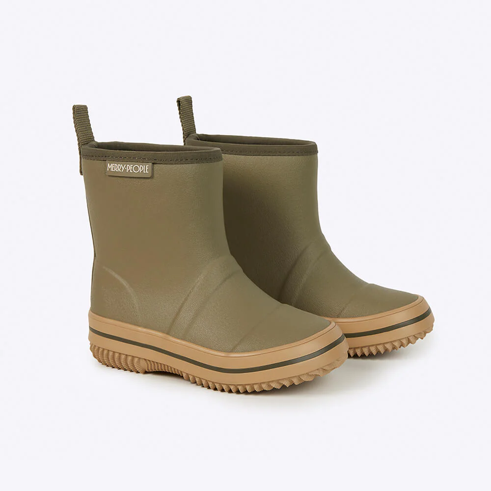 Andie Kids Gumboot Khaki Green