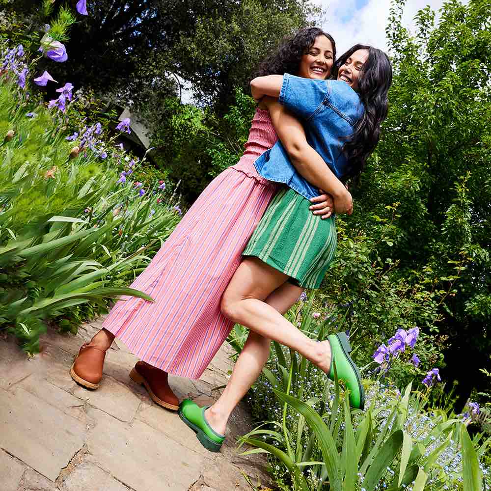 Billie Clog Grasshopper Green