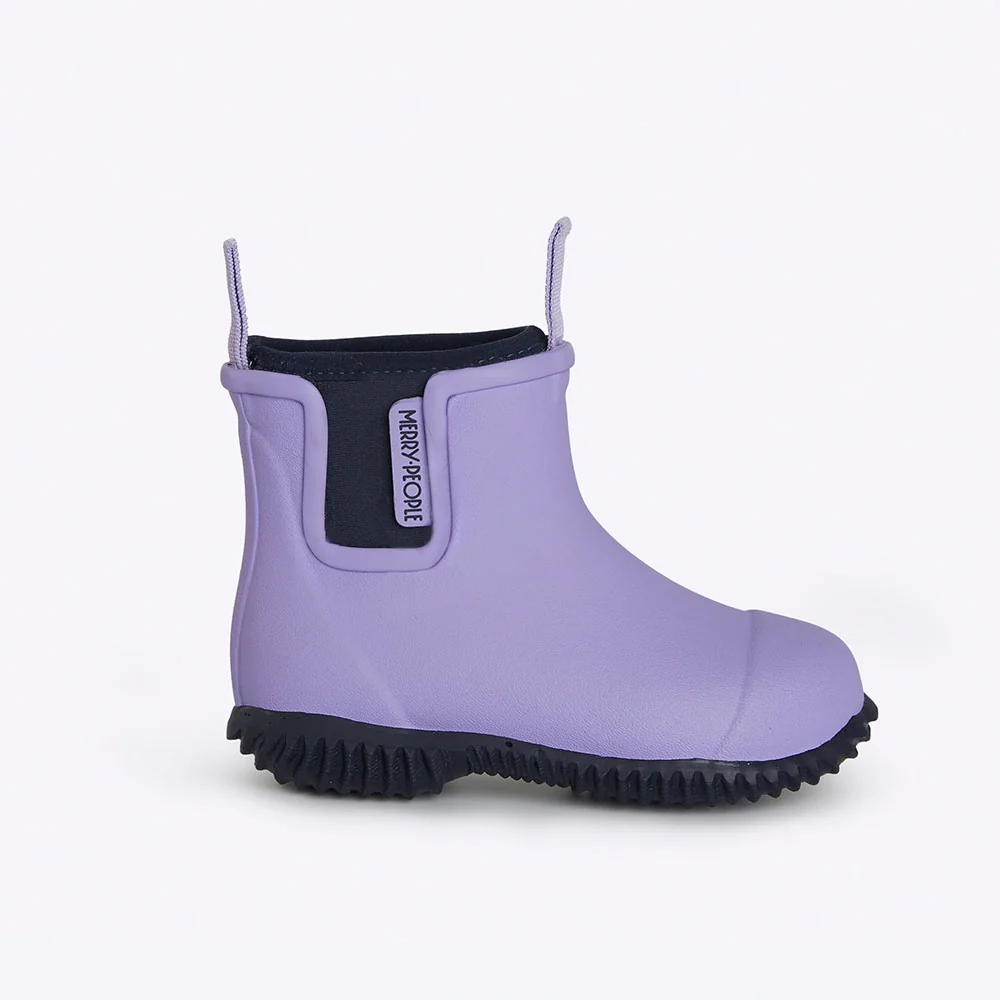 Bobbi Kids Gumboot Lavender & Navy
