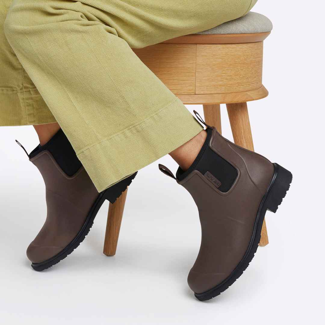 Bobbi Ankle Boot Chocolate & Black