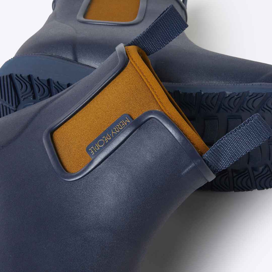 Bobbi Ankle Boot Oxford Blue & Tan