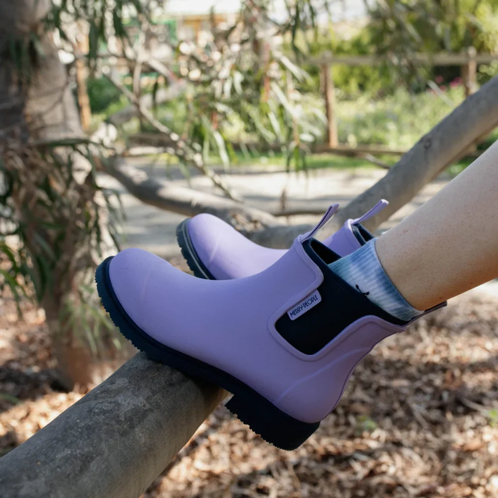 Bobbi Ankle Boot Lavender & Navy
