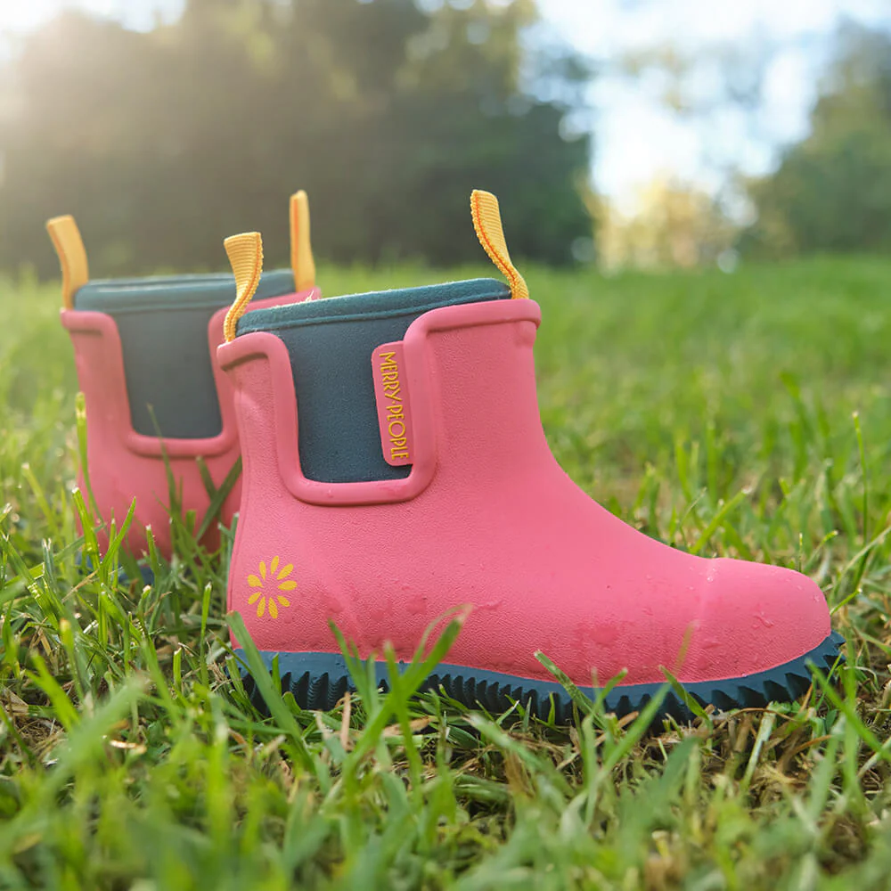 Merry People X Mothers Day Classic Bobbi Kids Gumboot Coral Teal