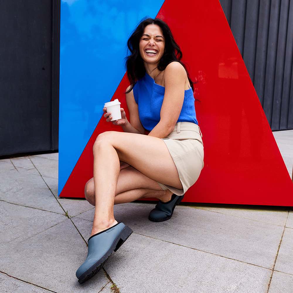 Billie Clog Slate Grey