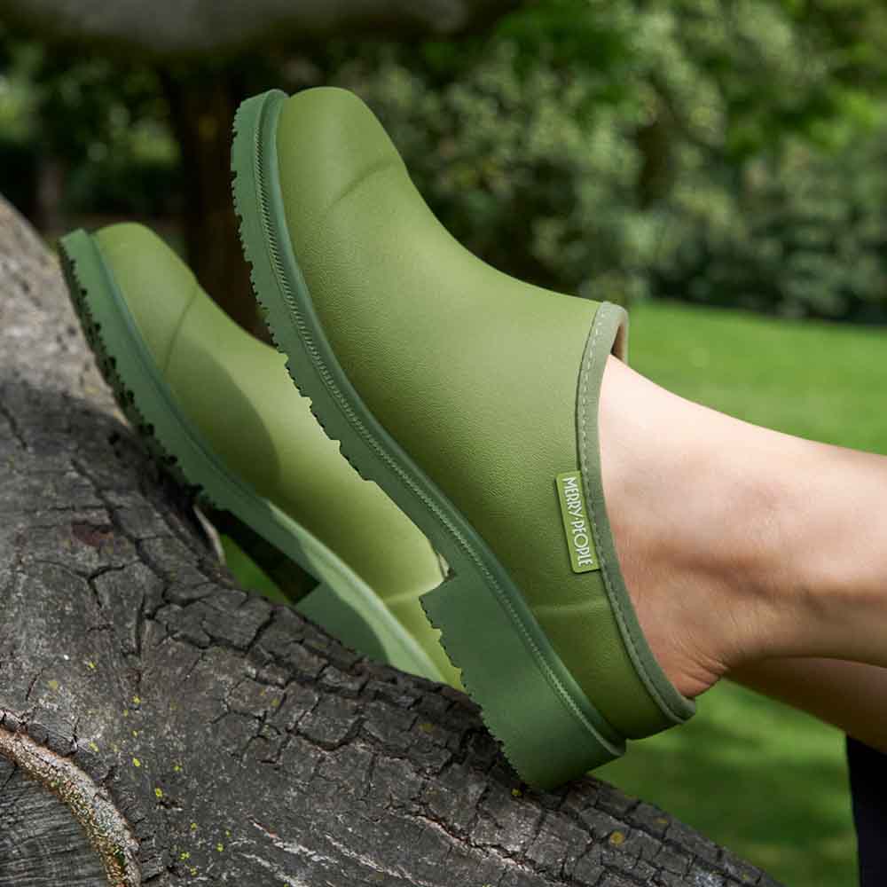 Billie Clog Bright Olive