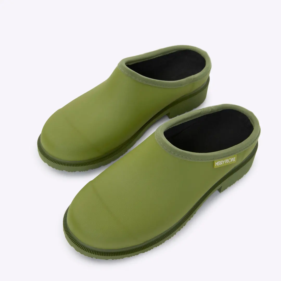 Billie Clog Bright Olive