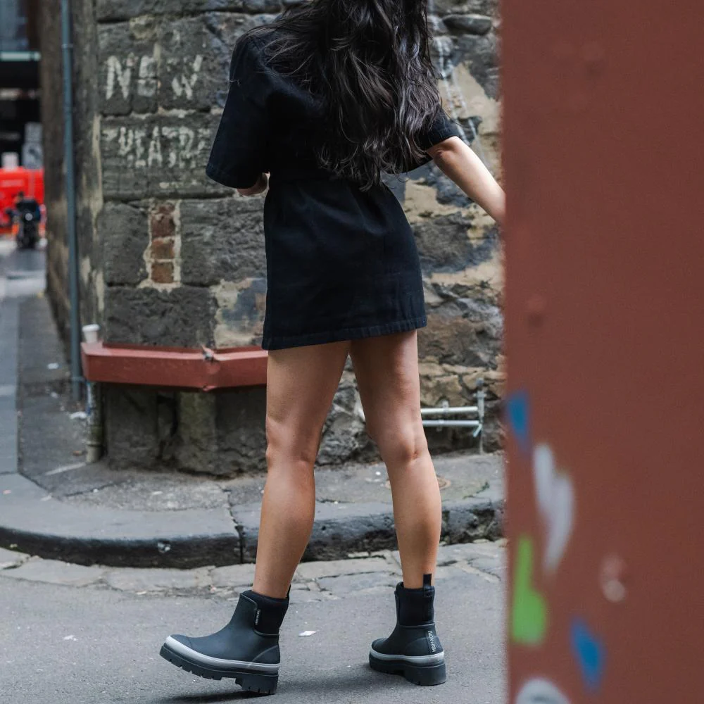 Tully Boot Black & Grey