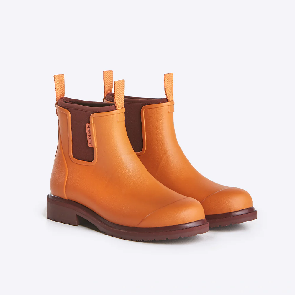 Bobbi Ankle Boot Orange & Pomegranate