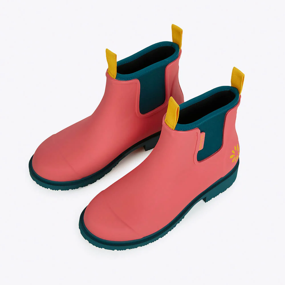Merry People X Mothers Day Classic Bobbi Ankle Boot Coral Teal