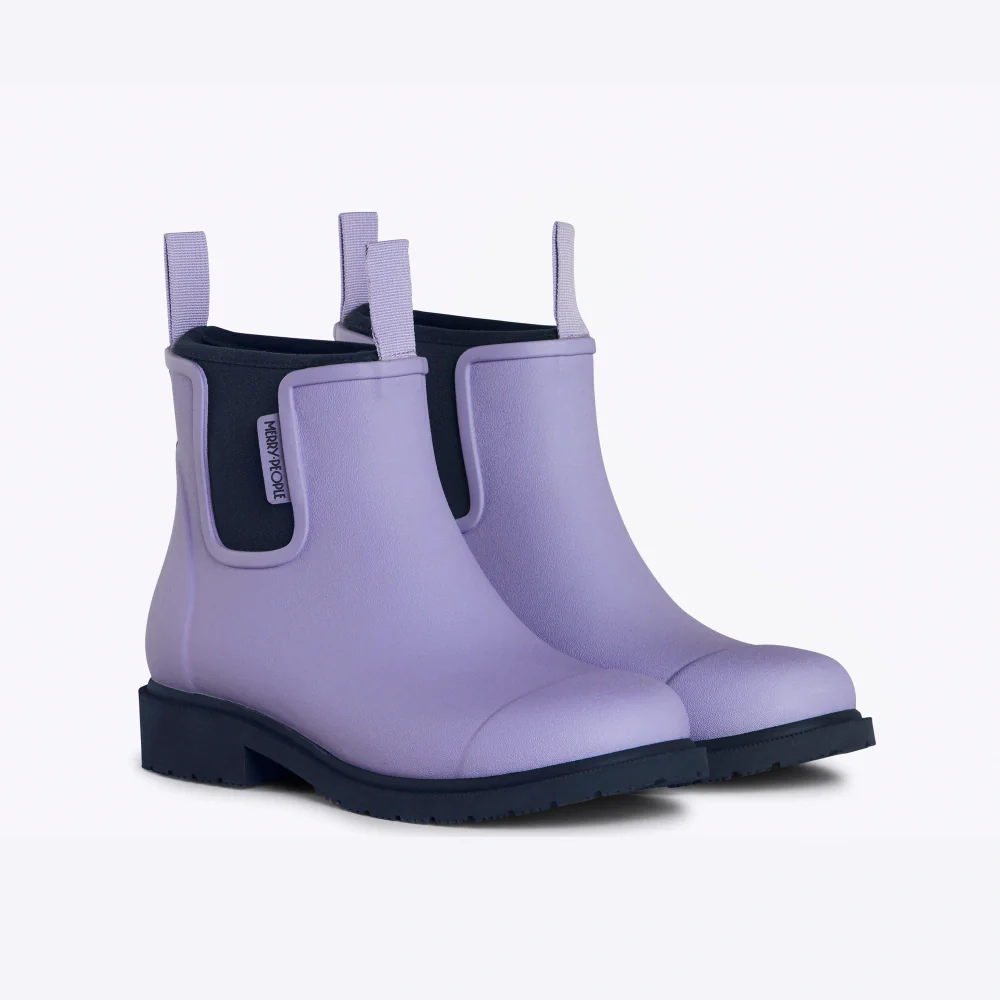 Bobbi Ankle Boot Lavender & Navy