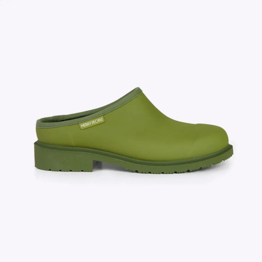Billie Clog Bright Olive