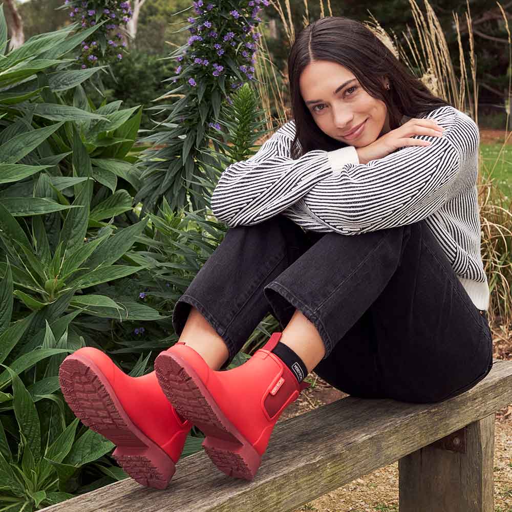 Bobbi Ankle Boot Poppy Red