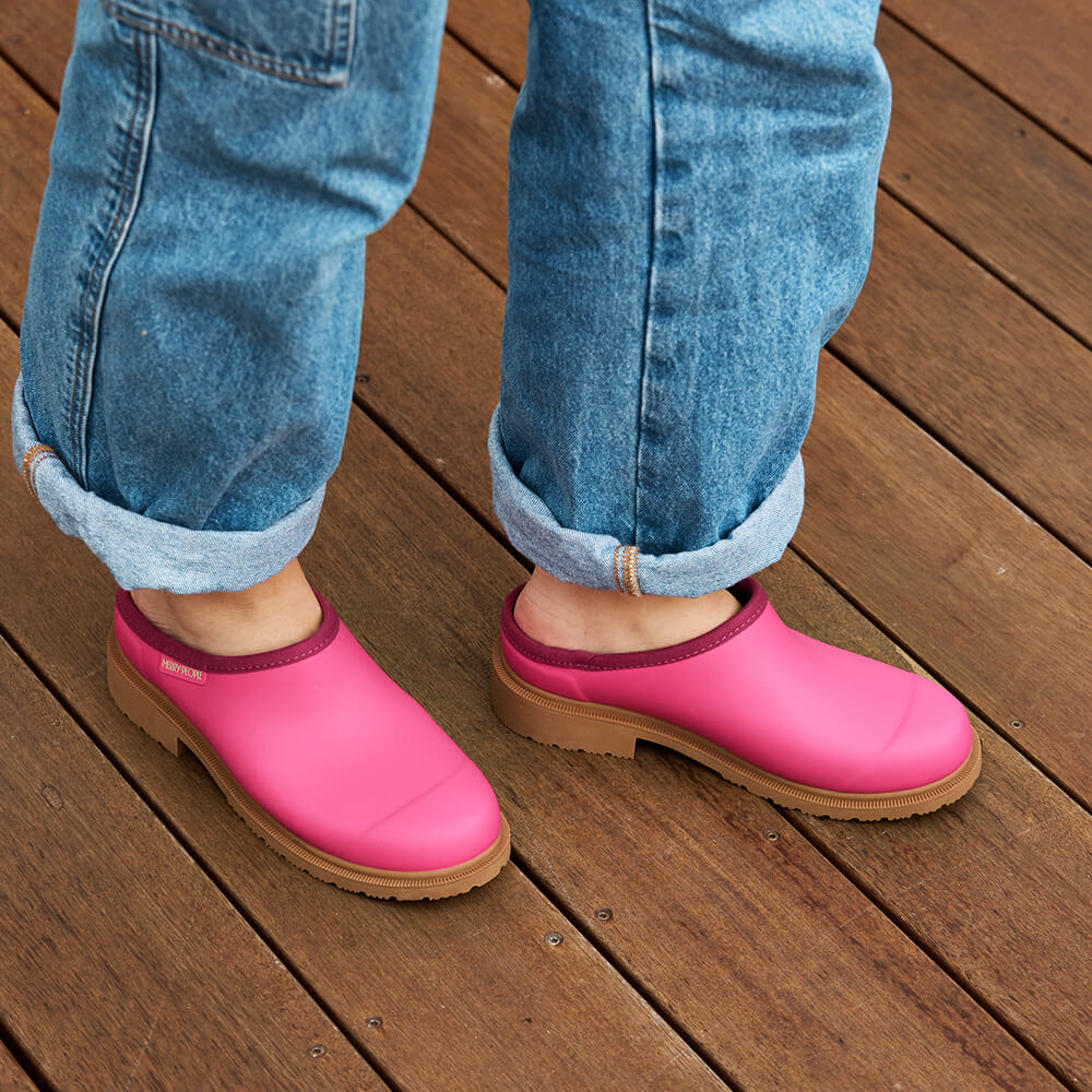 Billie Clog Fuchsia Pink