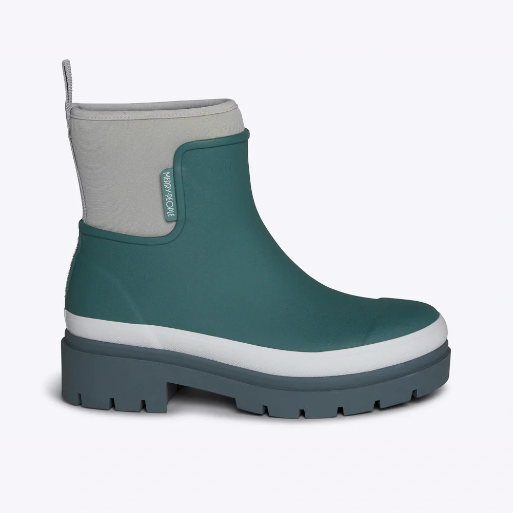 Tully Boot Teal & Grey