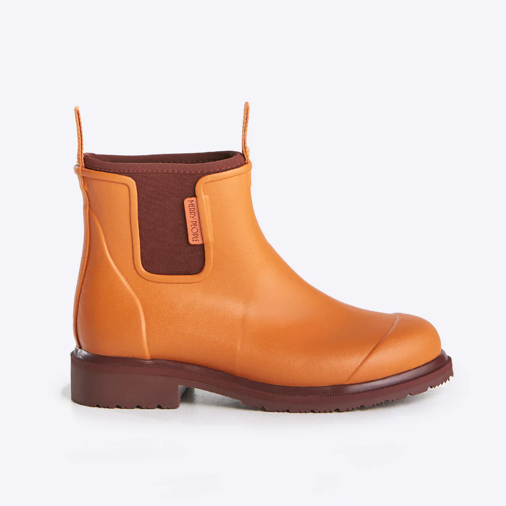 Bobbi Ankle Boot Orange & Pomegranate