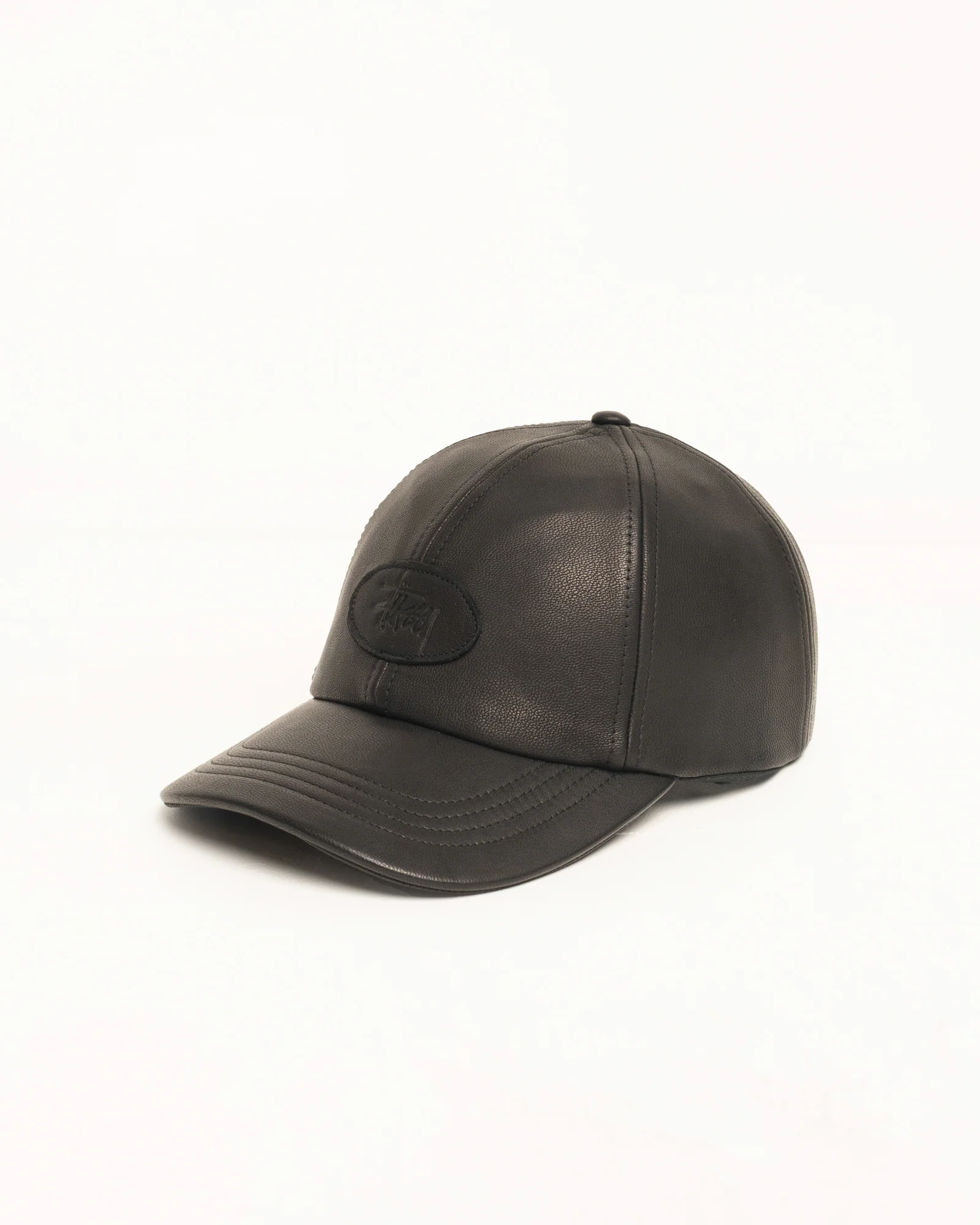LOW PROFILE LEATHER STRAPBACK