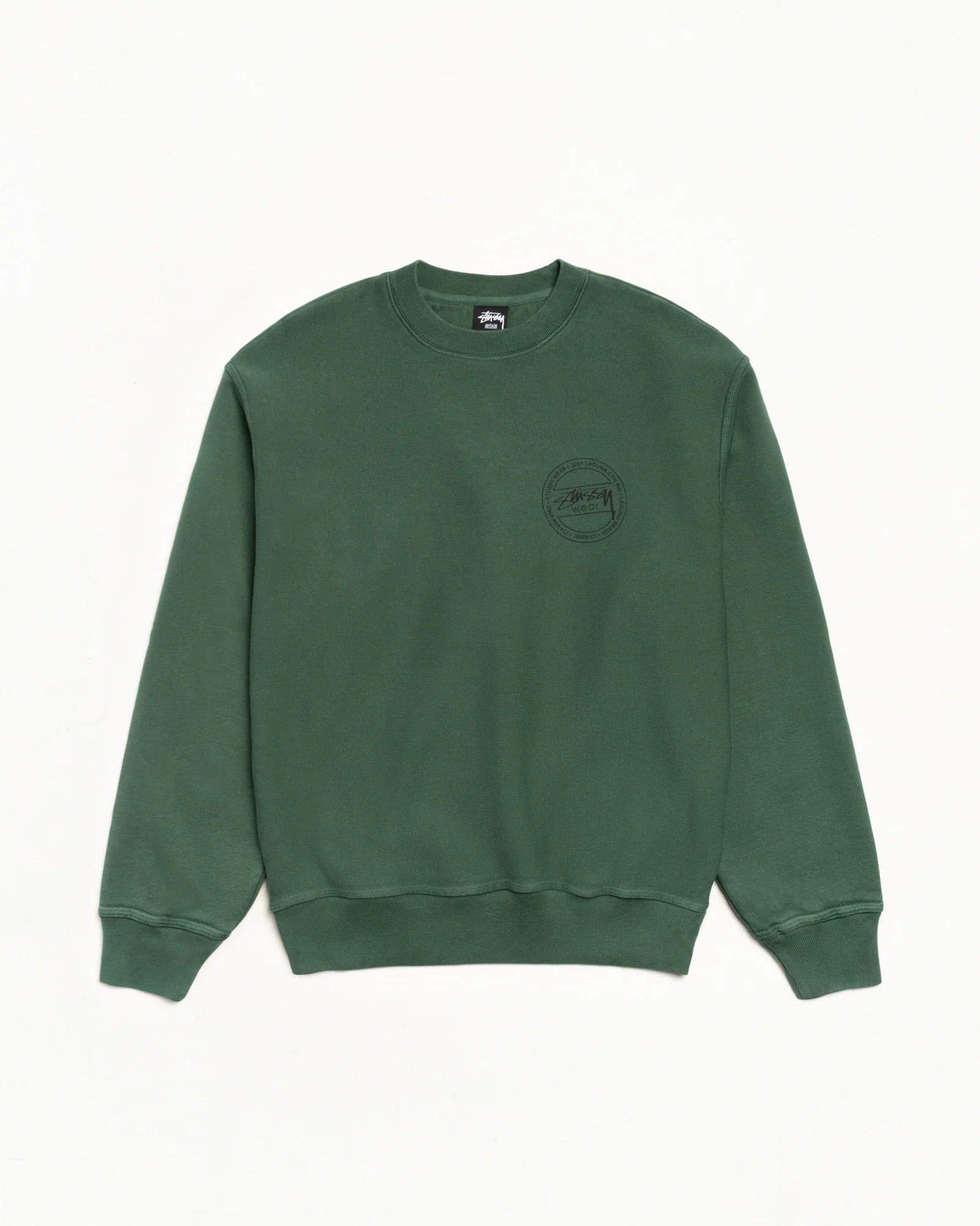 STÜSSY WEAR CREW PIGMENT DYED