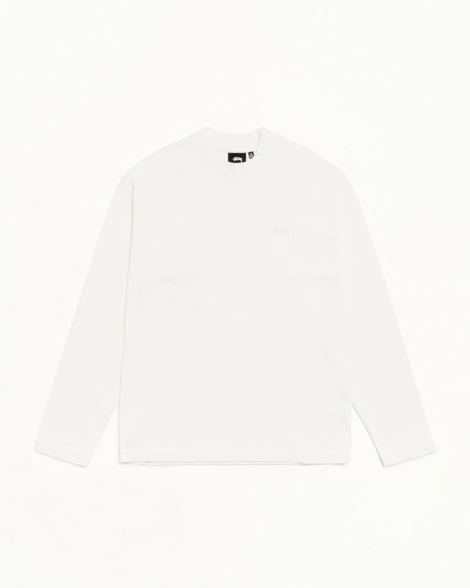 DYED LS MOCK NECK TEE