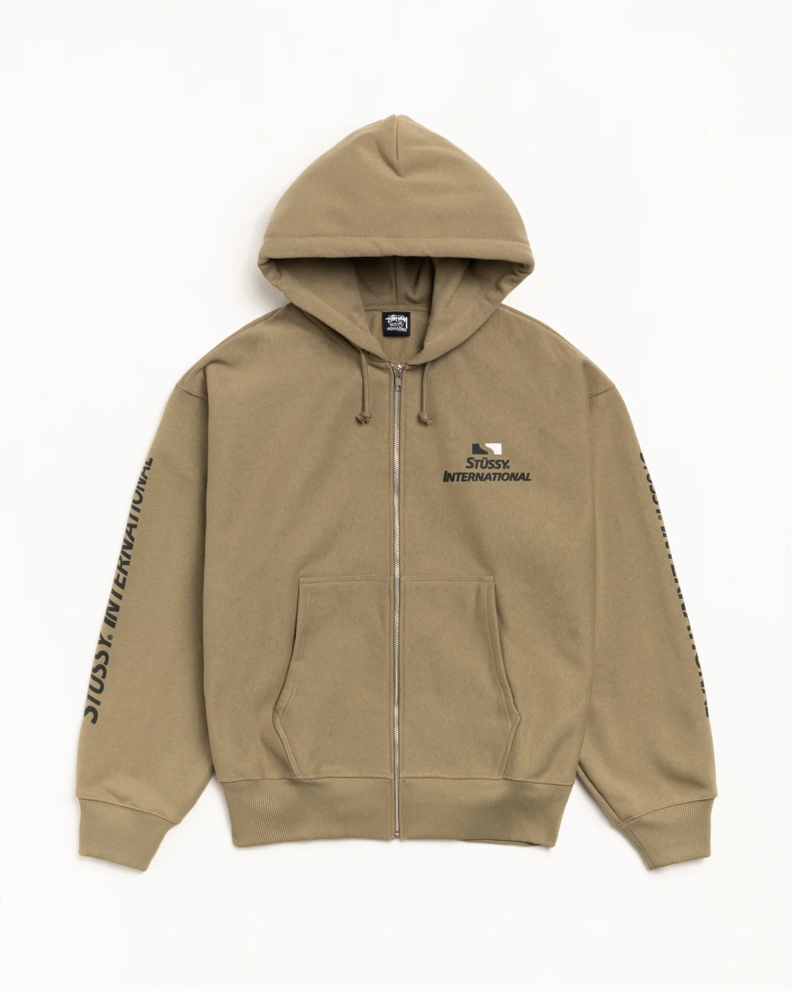 STÜSSY INTERNATIONAL ZIP HOODIE