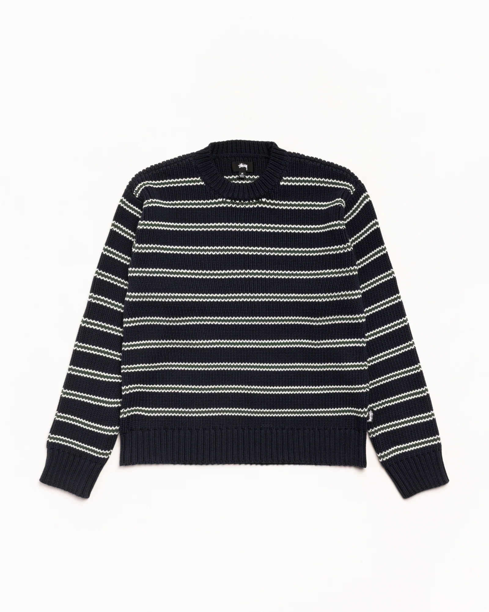 CHUNKY COTTON STRIPE SWEATER
