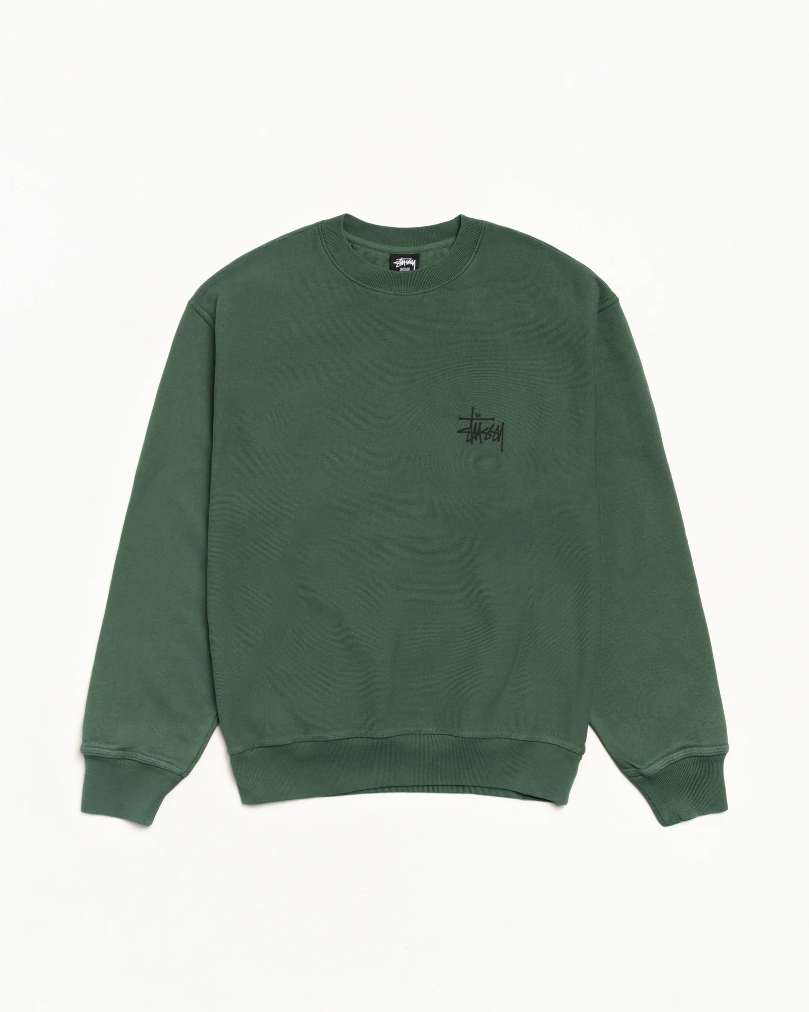 BASIC STÜSSY CREW PIGMENT DYED
