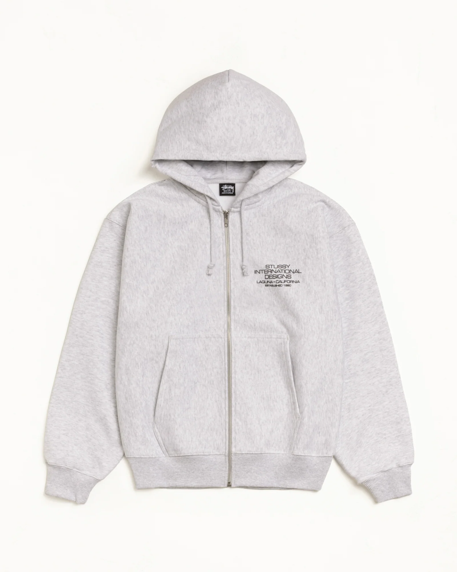 INTERNATIONAL DESIGNS ZIP HOODIE