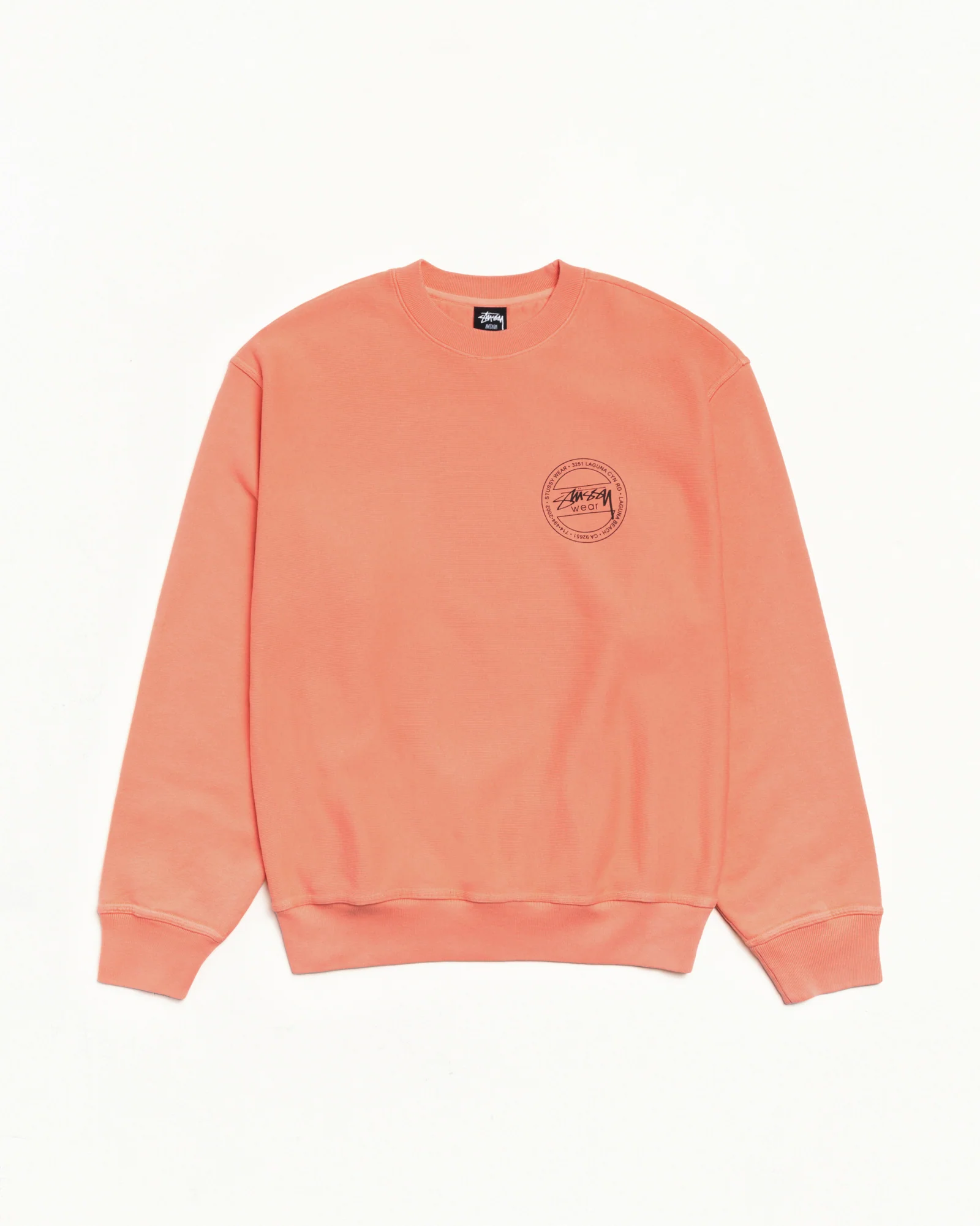 STÜSSY WEAR CREW PIGMENT DYED