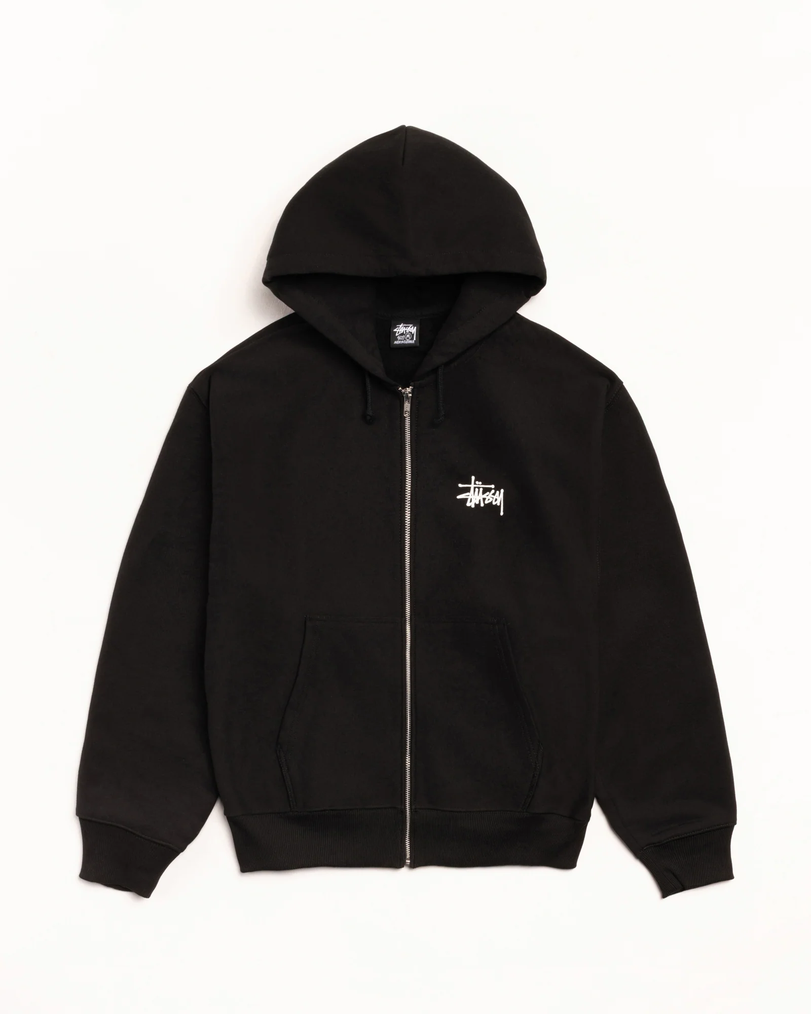 BASIC STÜSSY ZIP HOODIE