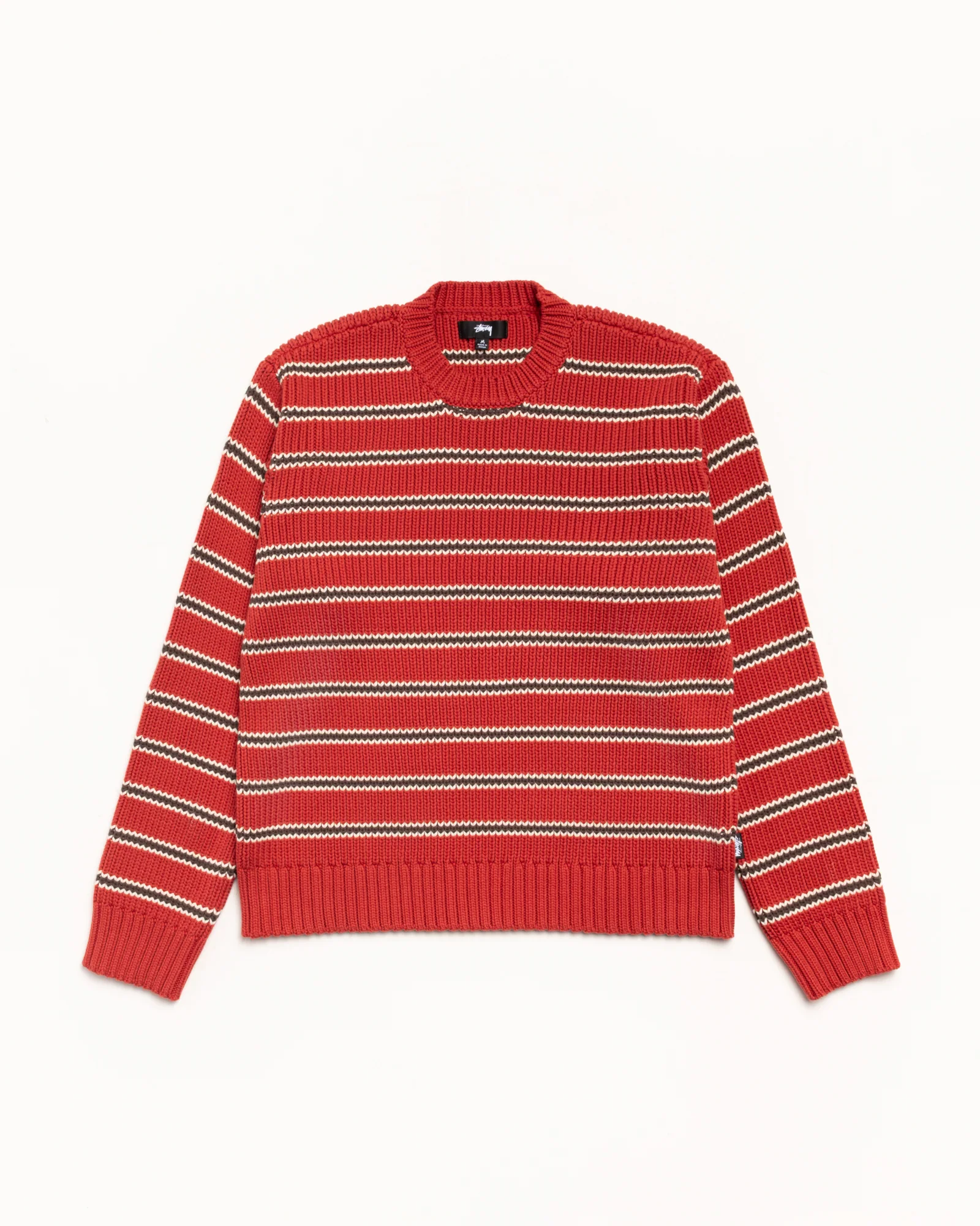 CHUNKY COTTON STRIPE SWEATER