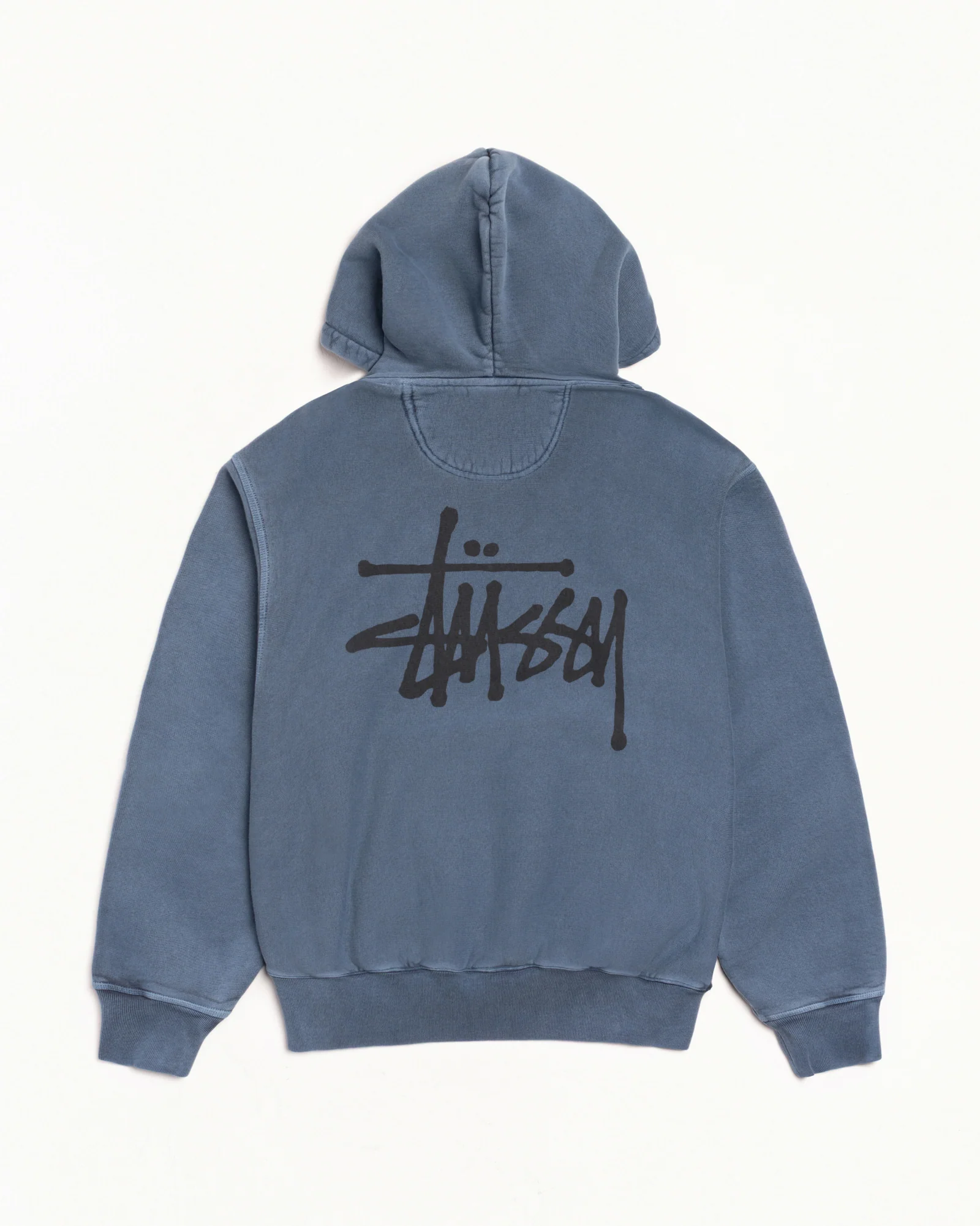 BASIC STÜSSY ZIP HOODIE PIGMENT DYED