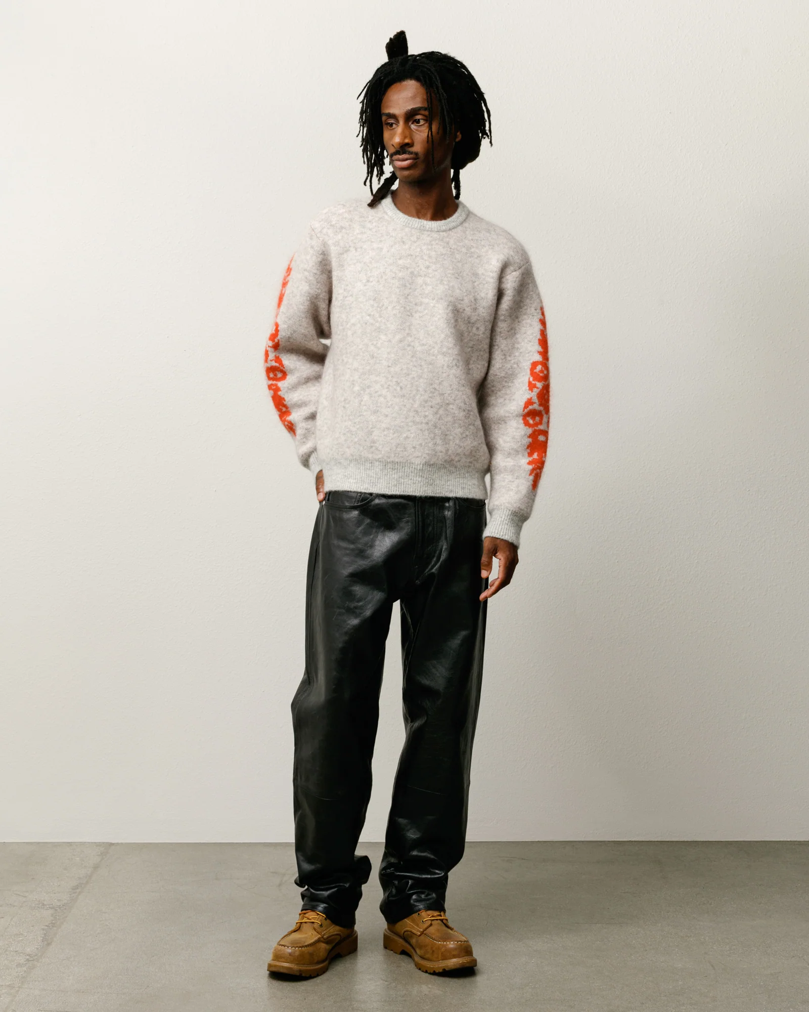 MOHAIR FLOWER SWEATER