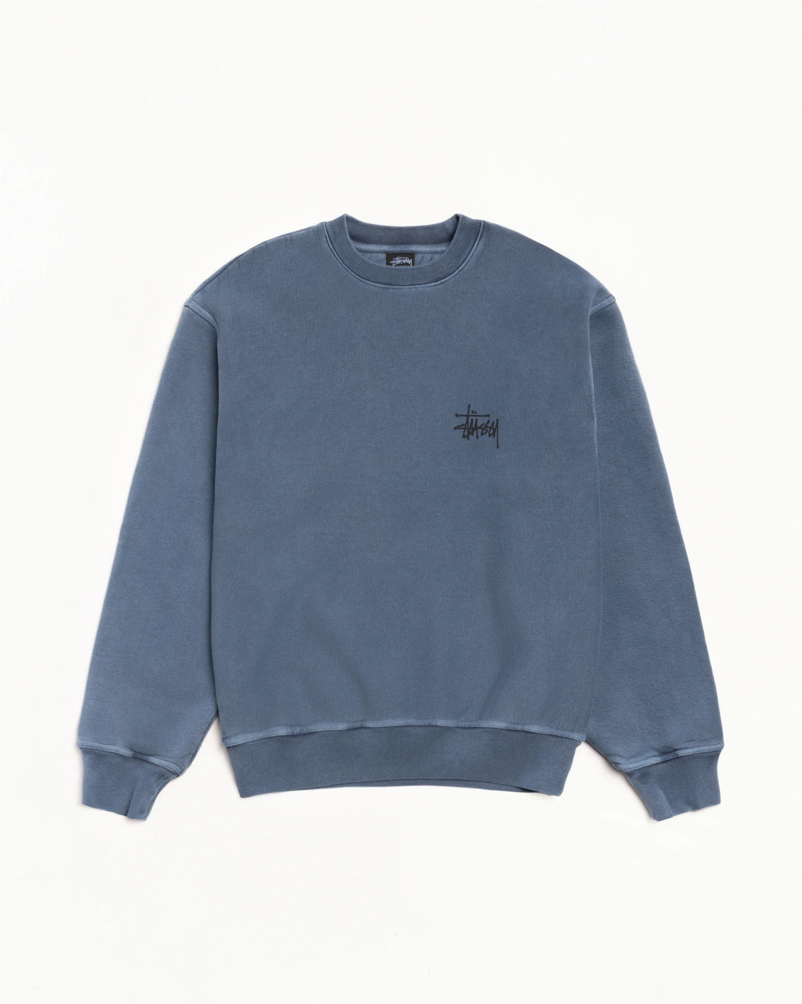 BASIC STÜSSY CREW PIGMENT DYED