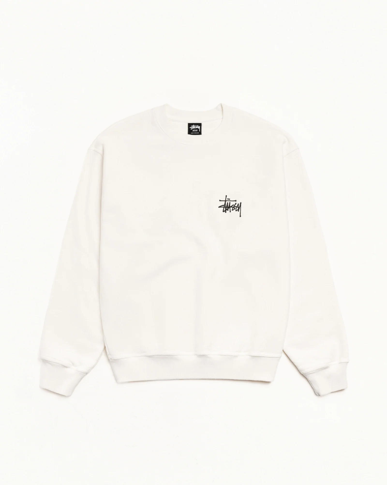 BASIC STÜSSY CREW PIGMENT DYED