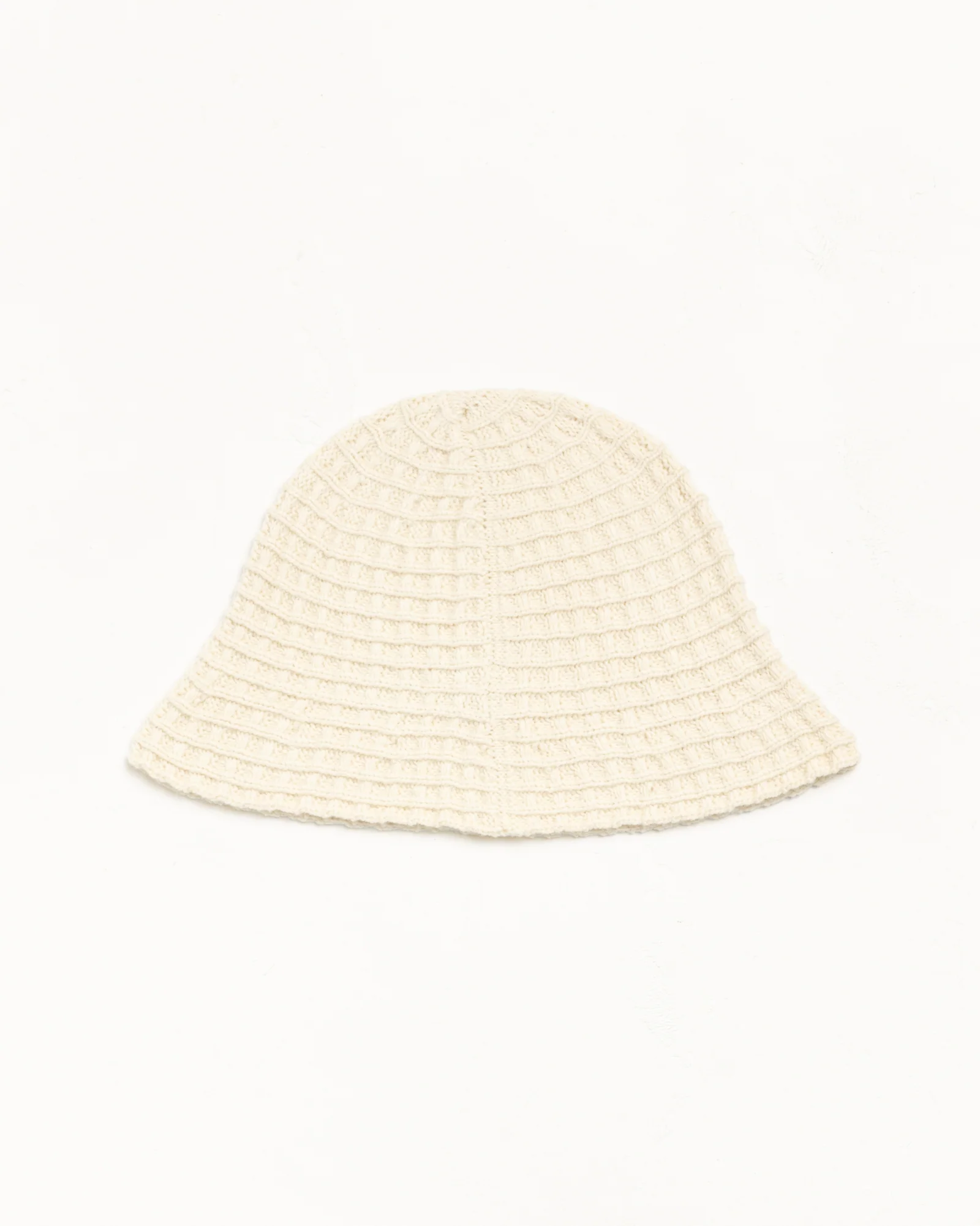 BUCKET HAT WAFFLE KNIT