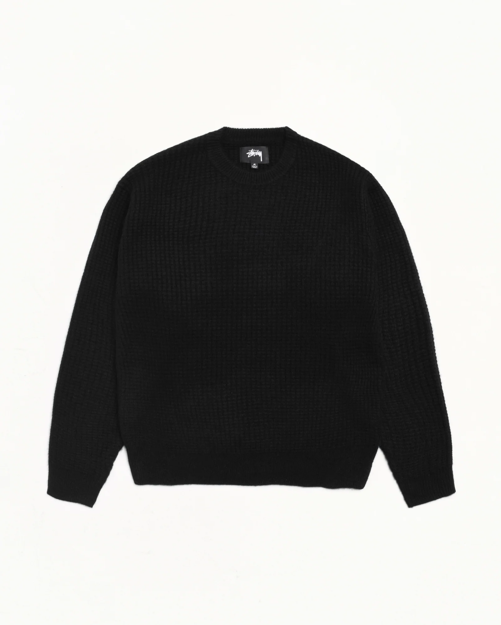 WAFFLE CASHMERE SWEATER