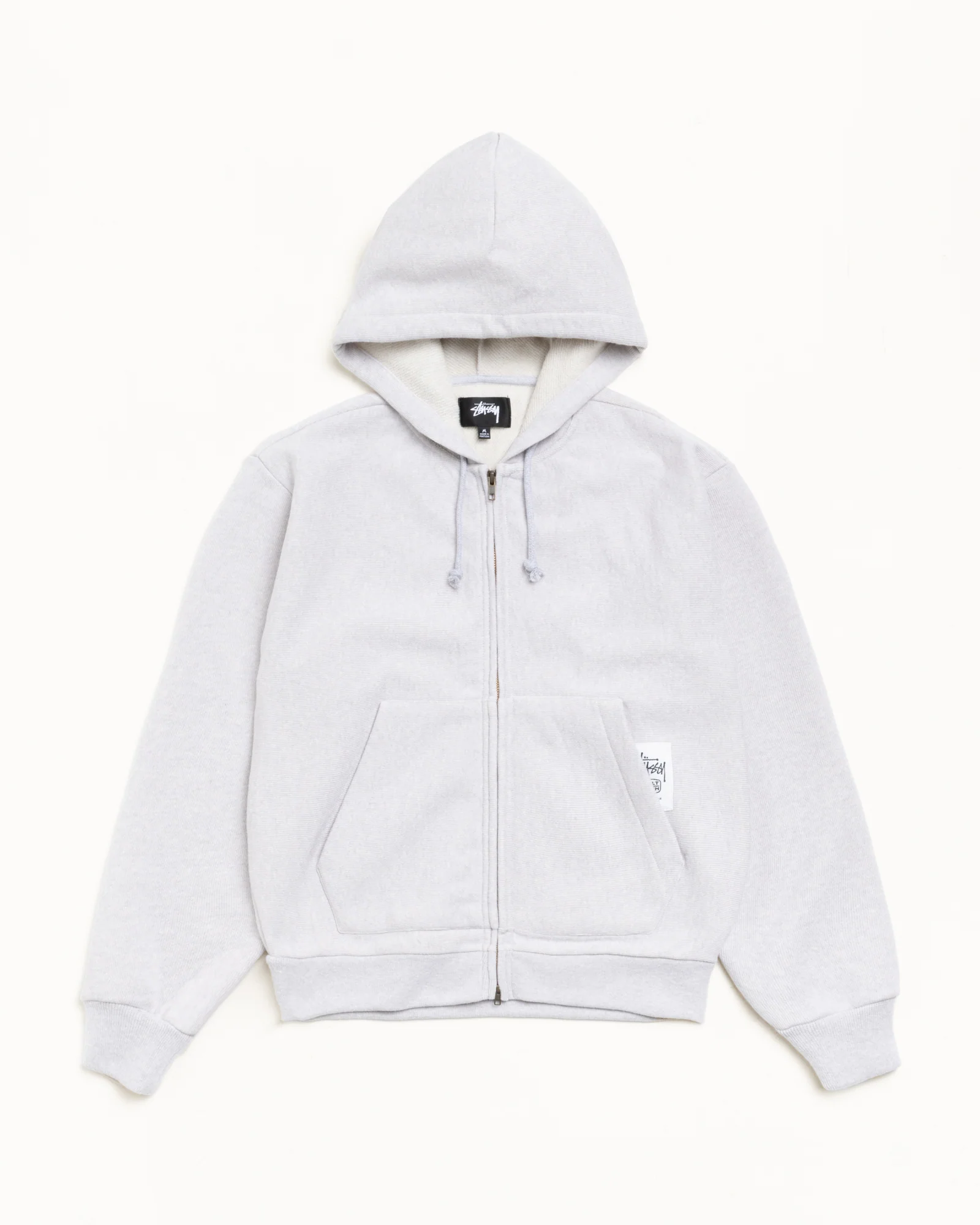 PATCH ZIP KNIT HOODIE