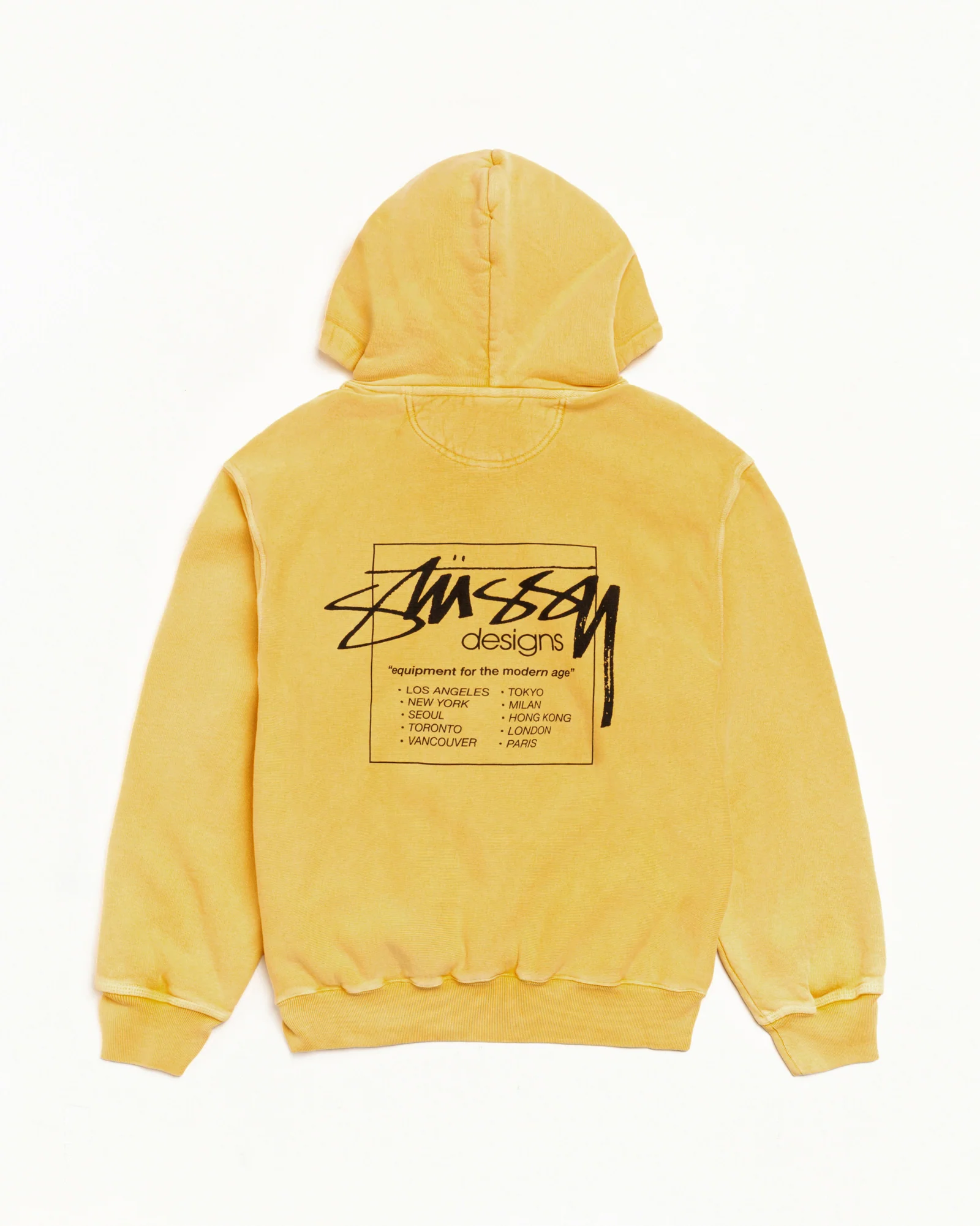 MODERN AGE ZIP HOODIE PIGMENT DYED
