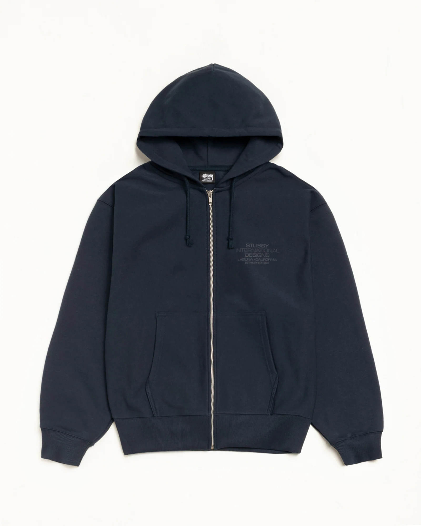 INTERNATIONAL DESIGNS ZIP HOODIE