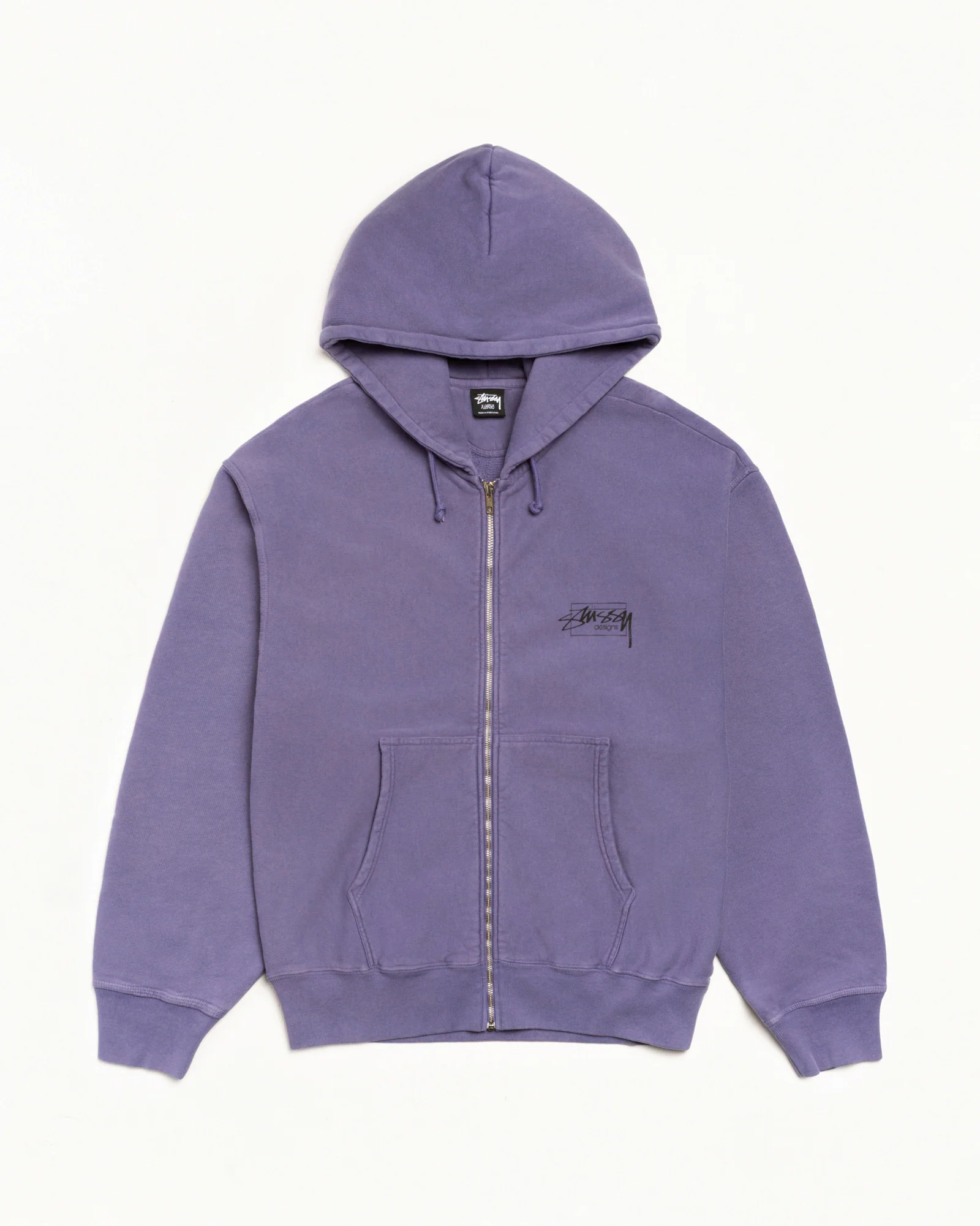 MODERN AGE ZIP HOODIE PIGMENT DYED