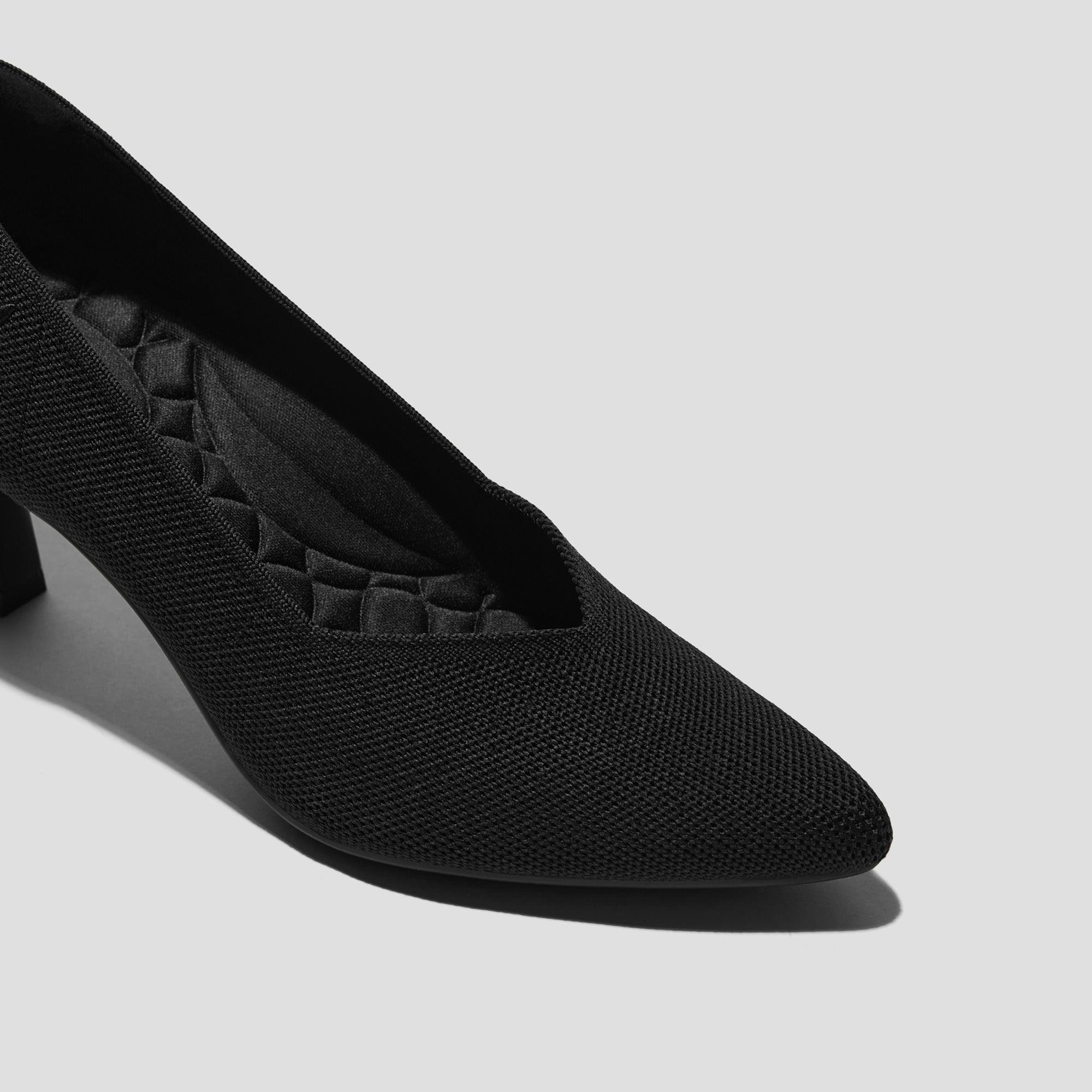 [Anna] ポインテッドトゥ ミッドヒール