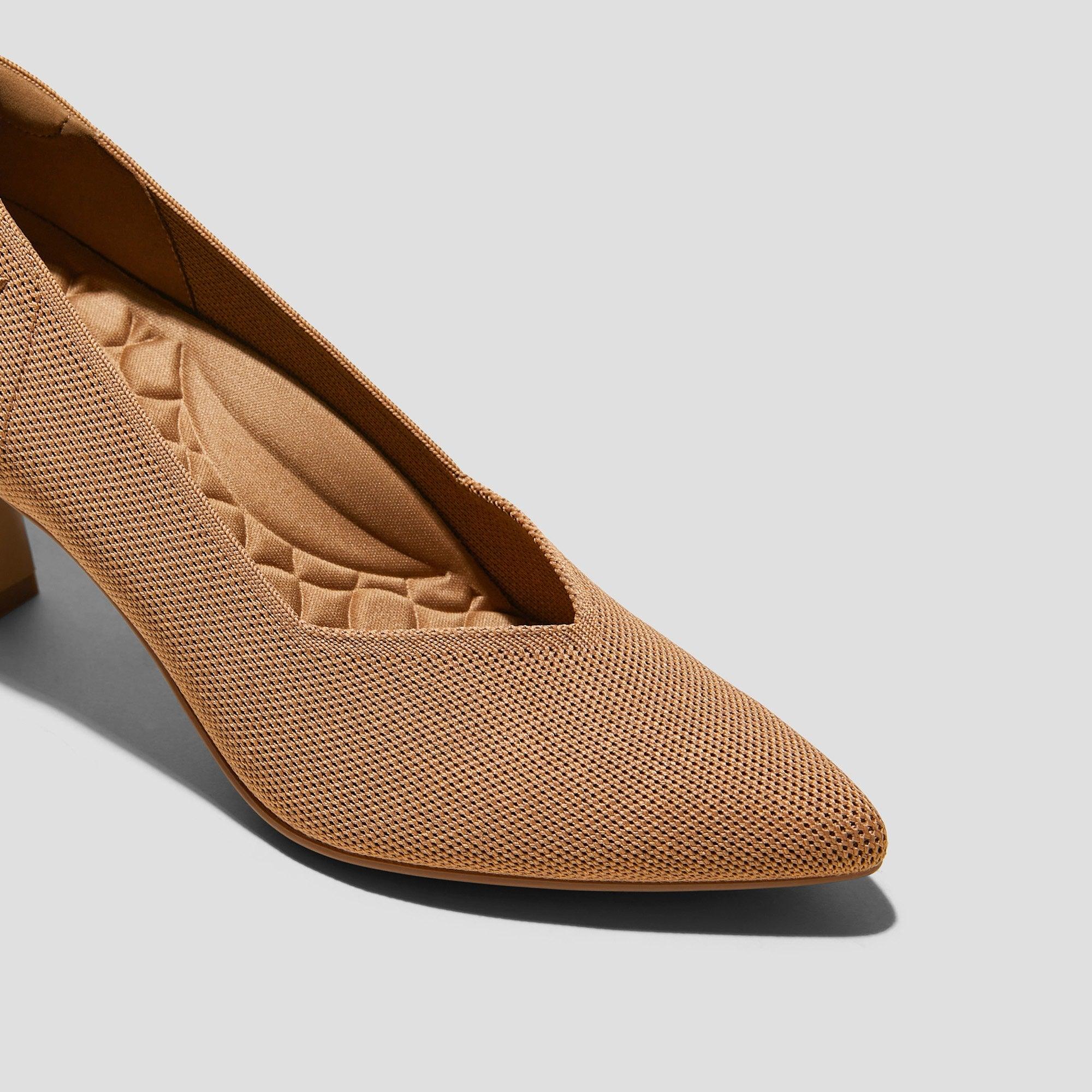 [Anna] ポインテッドトゥ ミッドヒール