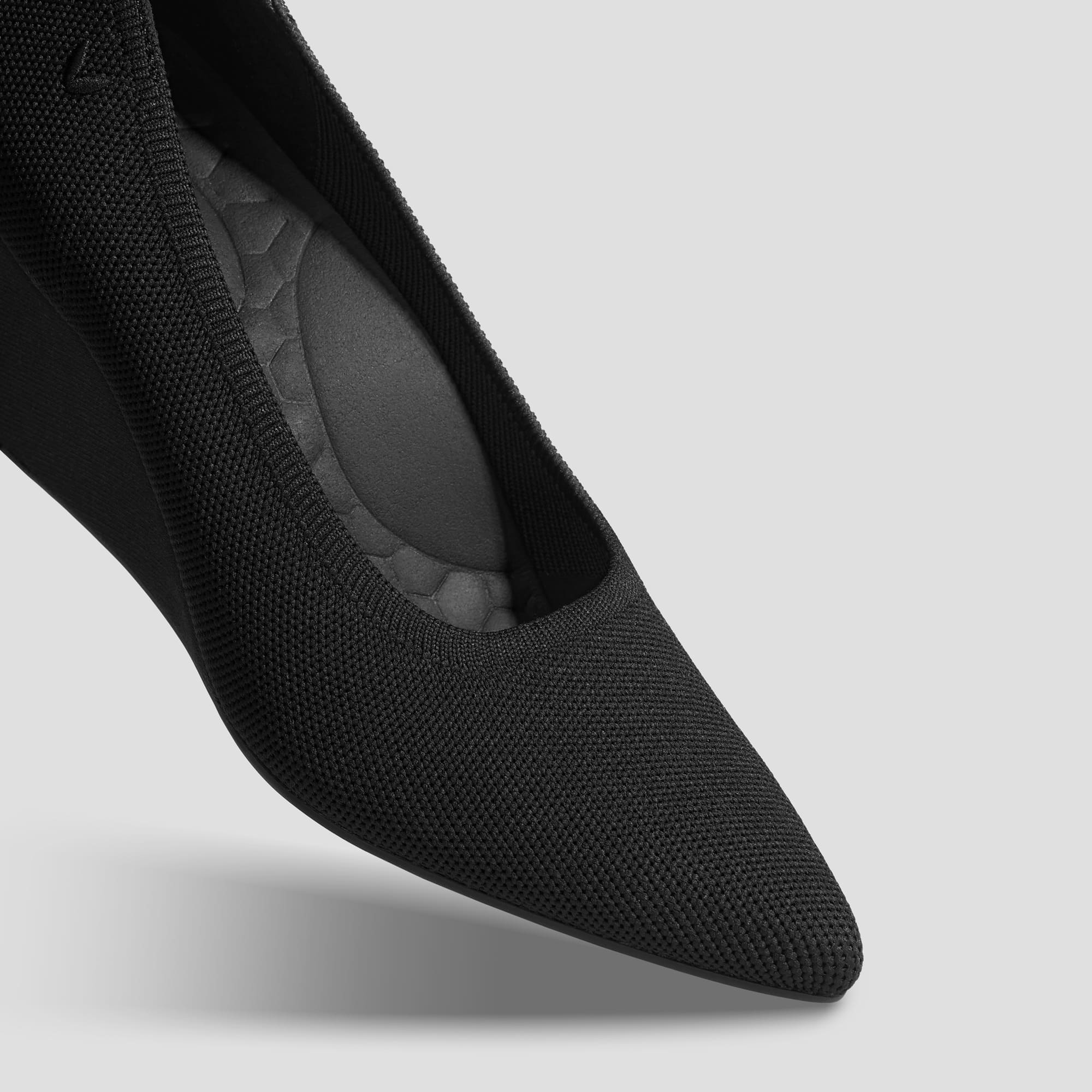 [Deborah] ポインテッドトゥ ストレスフリー ウェッジヒール