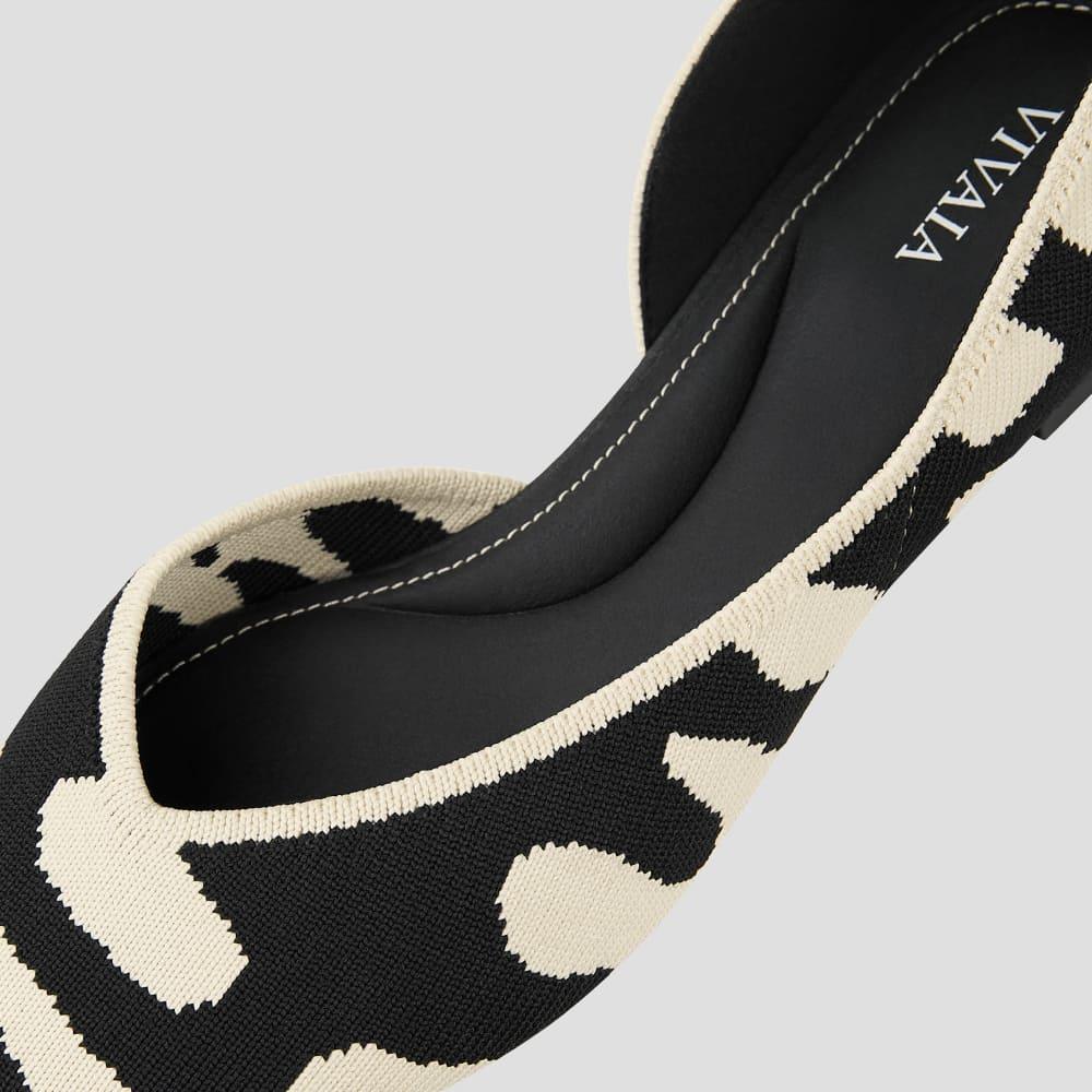 [Melia 2.0] ポインテッドトゥ Vカット フラットシューズ