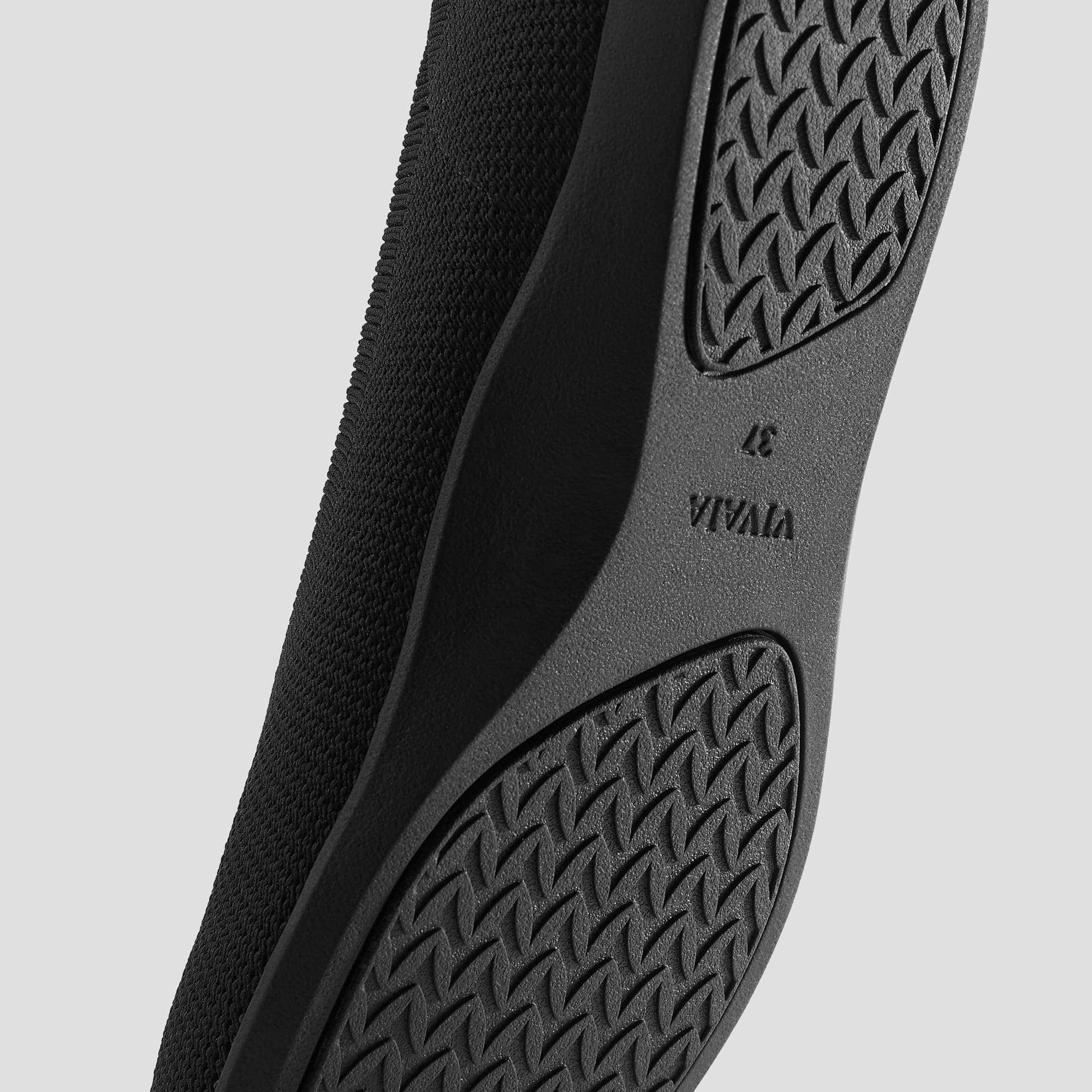 [Claire Walker 超撥水] ラウンドトゥ 超軽量 厚底 フラットシューズ