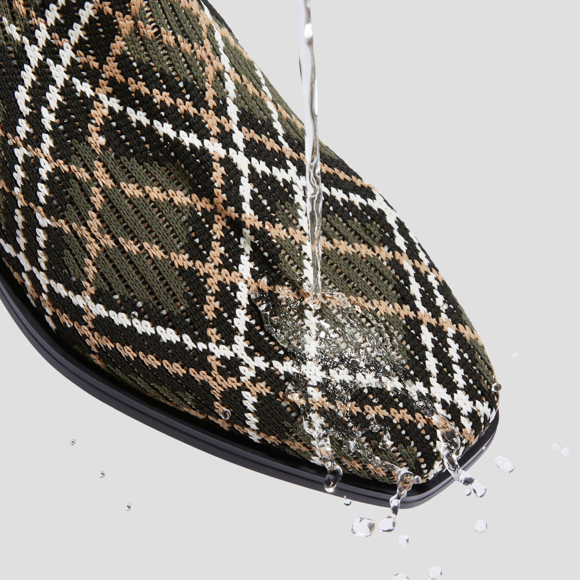 [Ryan Slip-on] スクエアトゥ 撥水加工 スリッポン チェルシーブーツ