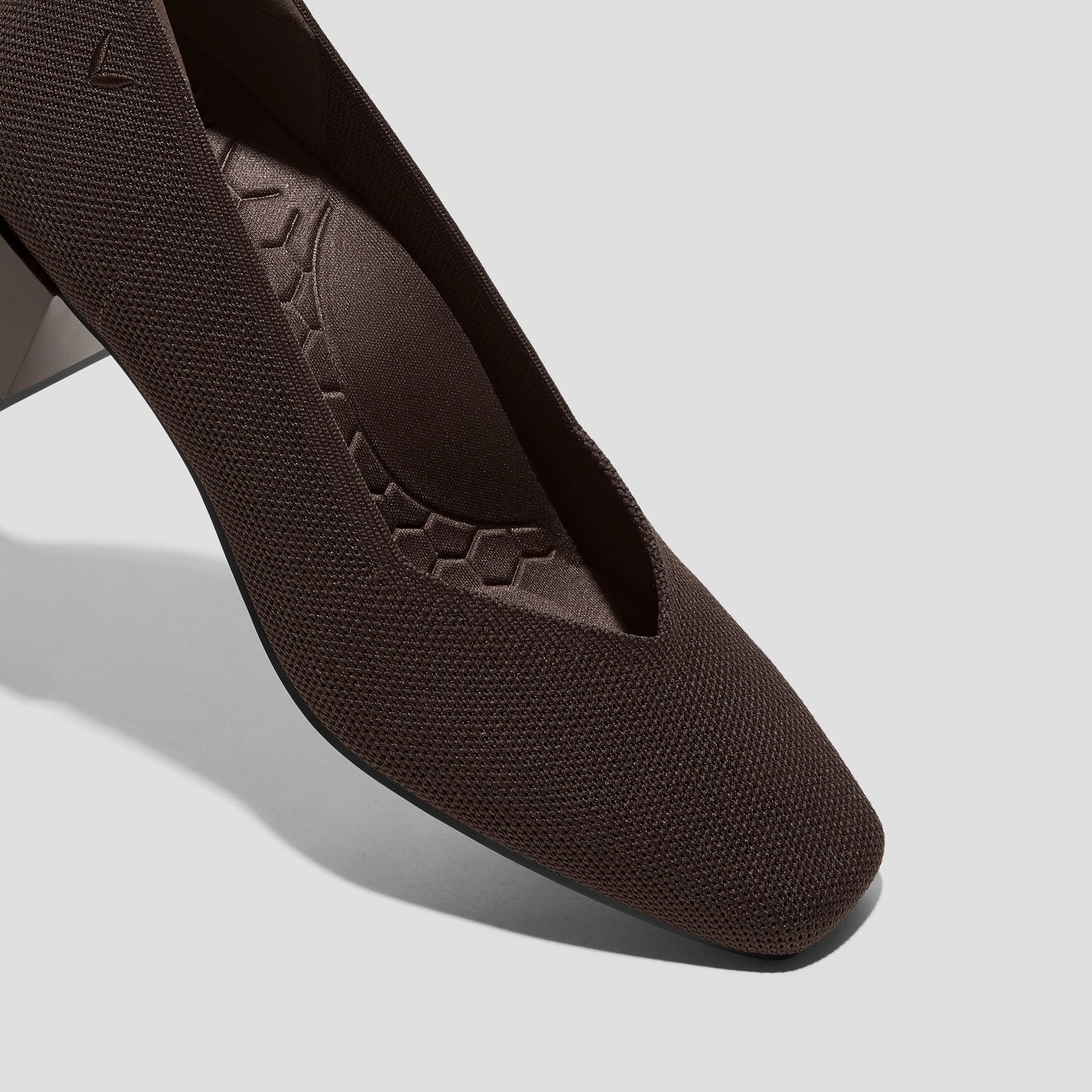 [Megan] スクエアトゥ ストレスフリー ブロックヒール