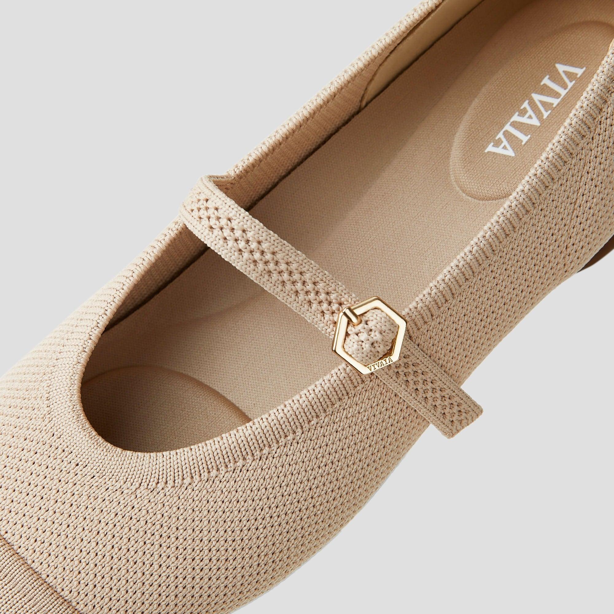 [Tamia Mary-Jane] AdaptAll™ アーモンドトゥ メリージェーン フラットシューズ